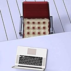 Durable Lightweight Air Cushion 19″ for Home & Office – Ideal for Long Sitting!