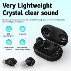 Rechargeable Digital Invisible Hearing Amplifier Sound Collector Touch Control