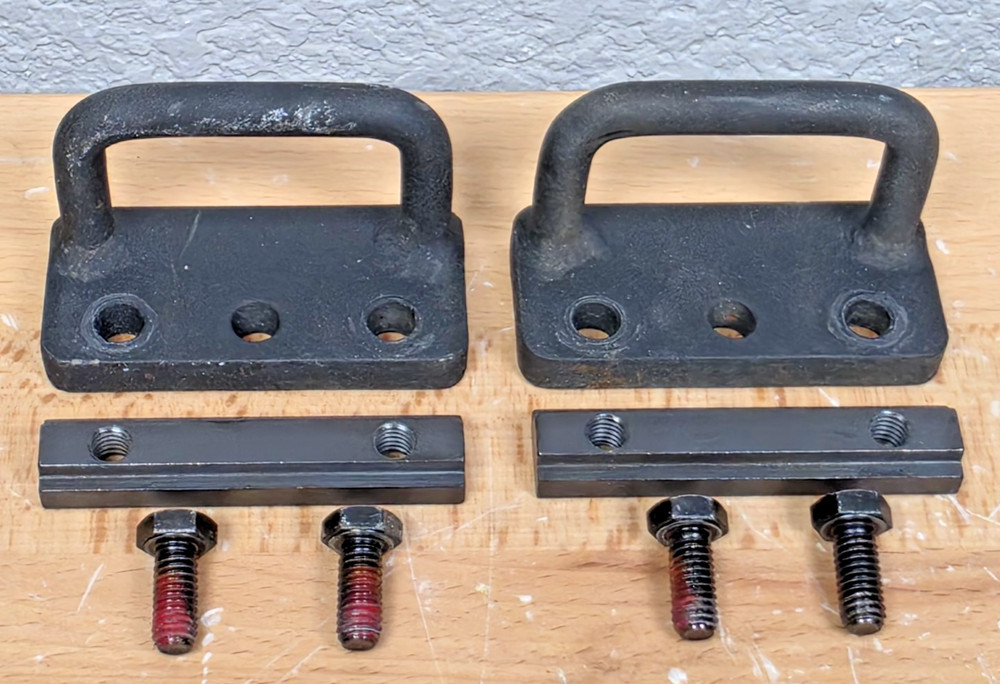 Pair Quantum Q6 Edge TIE DOWN BRACKETS WITH HARDWARE Track Insert Anchors