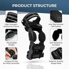 Z1 K4 OsteoAlign Hinged Knee Brace – Knee Support for ACL, MCL, Arthritis (OA)