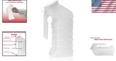 Portable Male Urinal with Cover – Leak-Proof and Odor-Control Design, 1000cc