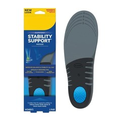(4 pack) Stability Support Insoles Flat feet & Overpronation, Low Arch Support