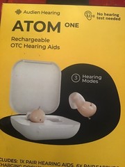audien atom one rechargeable otc hearing aids