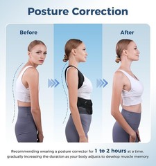 Back Brace Posture Corrector Women Men Shoulder Straightener Adjustable Support