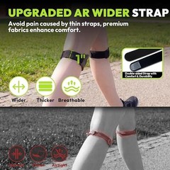 Patellar Tendon Support Strap, Silicone Knee Brace for men women