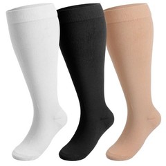 Plus Compression Socks 20-30 mmHg Medical Knee High Women Men Circulation S-4XL