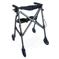 Able Life Space Saver Rollator, Lightweight Folding Mobility Rolling Walker