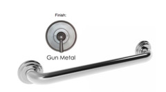 Luxury Brand Newport Brass 10-37 Alveston 18“ Grab Bar In Gun Metal, New!