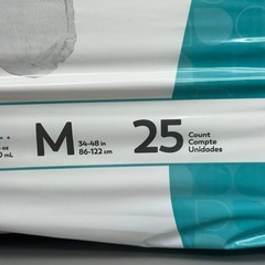 TRANQUILITY 2PK of 25 Essential Underwear – Heavy Medium (34-48in) White