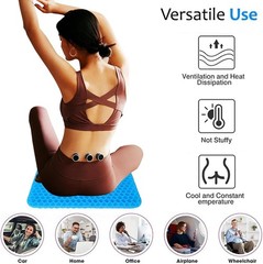 Gel Seat Cushion for Long Sitting – 1.65inch Double Thick Cooling Egg Cushion fo