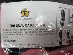 DRMS Dr Medical DUAL OA Reliever Right Knee Brace XL KB0104-147R-04