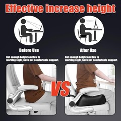Extra Thick Chair Cushions for Office,6 in Breathable Adult Booster Seat for Car