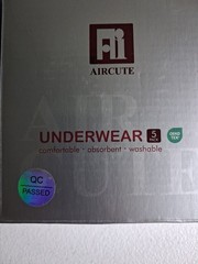 AIRCUTE Size L Pack of 5 Women Regular Absorbency Panty Incontinence Underwear