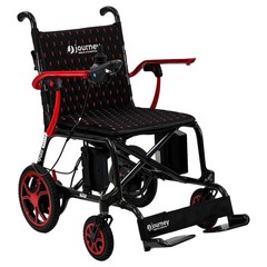 Journey Air Elite Lightweight Foldable Electric Power Chair for Adults, Red
