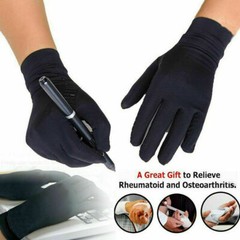 2 Pairs Copper Arthritis Compression Gloves Hand Support Joint Pain Relief Sport