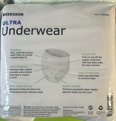 McKesson Ultra Underwear, Incontinence, Heavy, XL, 56 Count (4 pkgs of 14 each)