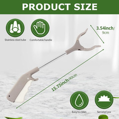 Grabber Tool, 2pcs 40cm Grabber Reacher Tool Trash Litter Picker Trash Adults Ki