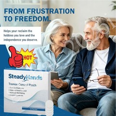Hands Tremor Control Patch,Essential Tremor and Muscle Stability for Daily Use