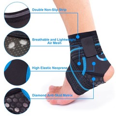AquaFlex Pro Ankle Brace, Compression Ankle Sleeve for Swimming, Aquatic, Sai…