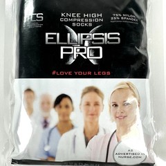 TCS ELLIPSIS PRO Women’s Knee High Compression Socks Mellow Yellow Sz Small- New
