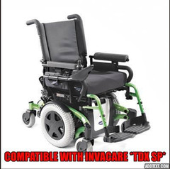 PAIR BACKREST BRACE BRACKET ARMREST RECEIVER INVACARE TDX SP POWER CHAIR PARTS