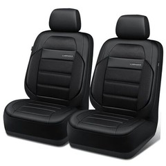 Memory Foam Seat Covers Front, Airy Cool Mesh Thick Car Seat Covers, black