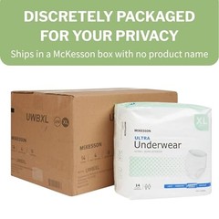 McKesson Ultra Adult Underwear XL 56 Count Heavy Absorbency