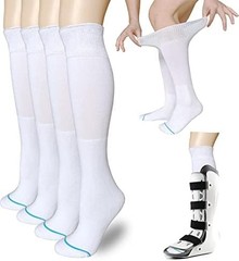 Socks Liner for Orthopedic Walking Boots Walker Brace Shoe,Medical Tube Socks Un