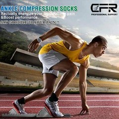 Plantar Fasciitis Socks Ankle Compression Brace Arch Support Joint Heel Running