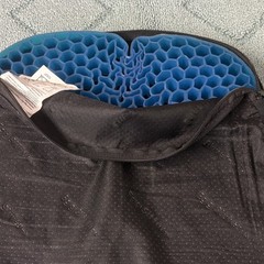 Seat Cushion with Removable Cover, Black and Blue Color Seat Pad Cushion