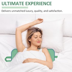 Positioning Bed Pad with 8 Reinforced Handles-34 x 34″ x 52″, Green