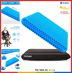 Gel Seat Cushion Extra Large 18.9×17.7 Inch 1.6 Thick Breathable for Office