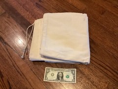 1 baxter healthcare soiled linen hamper liner OR2435 S52B75000 canvas bag