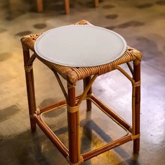 Thickened Sponge Round Chair Pad 30*30CM Washable Stool Cushion Candy Color With