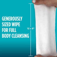 Assurance Premium Disposable Washcloths XL 96 Count | Extra Large Adult Wet Wipe