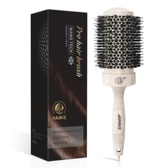 AIMIKE Large Nano Thermal Ceramic Round Brush with Barrel 2.1 inch for Blow Dryi