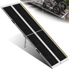 VNN 7ft Wheelchair Ramp Mobility Scooter Threshold Ramp for Home Steps & Stairs