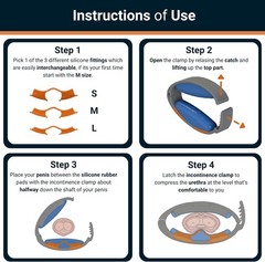 Incontinence Clamp by Virth – Comfortable & Easy to Use – Confidence All Day Lon