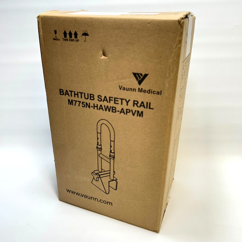 Vaunn Bathtub Safety Rail M775N-HAWB-APVM Adjustable Grab Bar Brand New