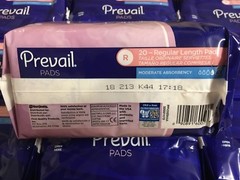 Prevail Dri-Fit Bladder Control Pads, Moderate Absorbency, BC-012 – Case of 180