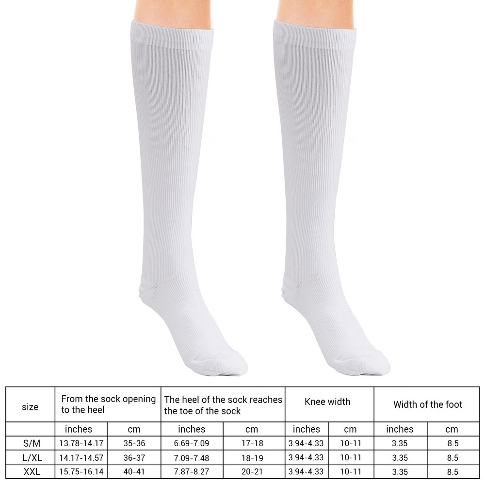 1-10Pairs Compression Socks Copper 20-30mmHg Graduated Support Mens Womens S-XXL