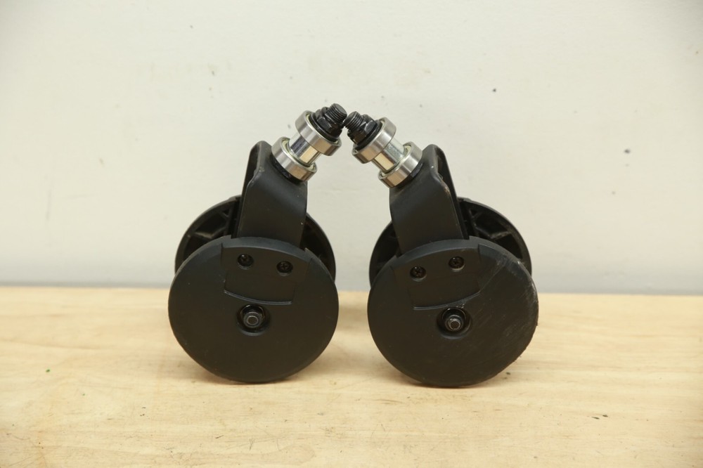 PAIR of Caster Forks for Pride Jazzy EVO613 Power Chairs – 5″ Wheel Tire Bracket
