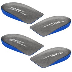 SIIHEA 1/2 inch Heel Pads Cushions for Shock Absorption, Lifts Medium