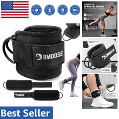 DMoose Ankle Strap for Cable Machine – Padding, Ideal for Glute Workouts