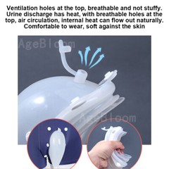 Male Urine Bag Underwear Men Urinal Portable Pee Bag Pee Catheter Holder Upgrade