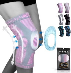 NEENCA Copper Knee Brace Knee Support with Patella Gel Pad &Side Stabilizers