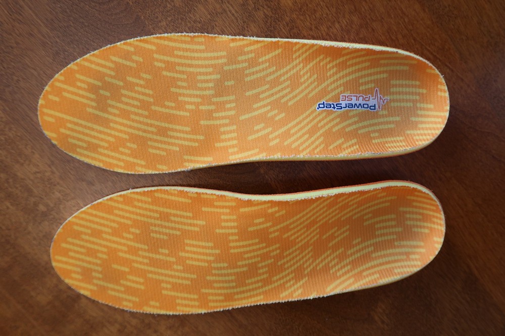 Powerstep Pulse Orange, Size F Orthotics