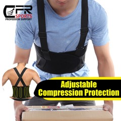 Back Brace Lower Lumbar Support Waist Suspender Belt for Heavy Duty Lifting Pain