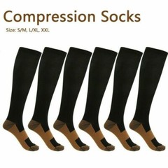 MEDIAS DE COMPRESION PANTORRILLA STRONG 20-30MMHG MANGAS PARA DOLOR VARICES US