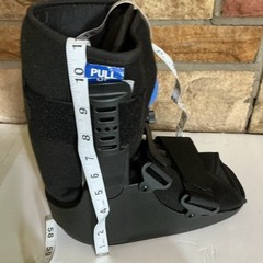 Polymer Air High Top Walking Boot Black Adjustable Inflatable Immobilizer